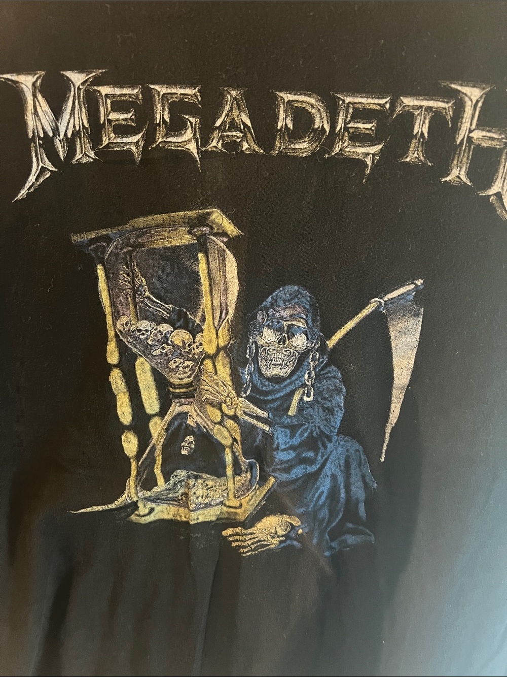 JOHN VARVATOS MEGADETH ROCK COLLECTION RAW EDGE TSHIRT BLACK XL